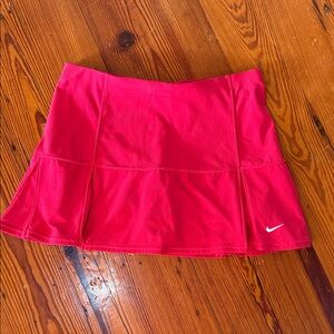 Nike FIT DRY Hot Pink Athletic SKIRT with White Swoosh Small